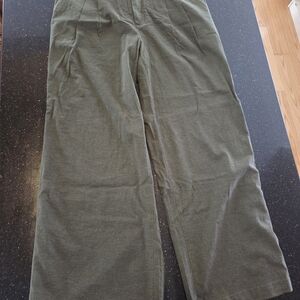 american eagle linen green linen pants